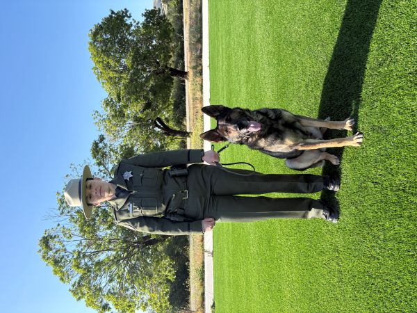 K-9 Oz and Handler Janessa Sederquist K-9 Oz and Handler Janessa Sederquist